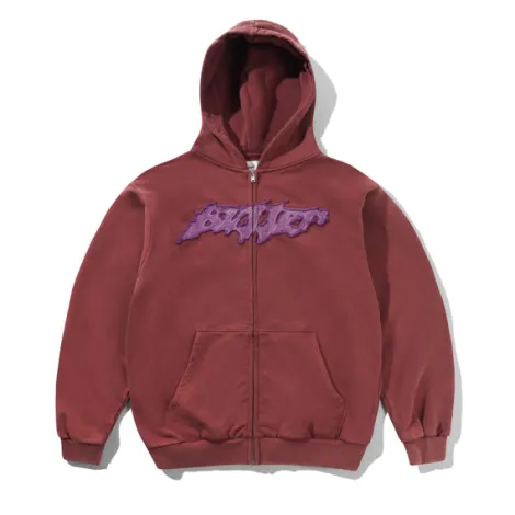 Amplify Zip-Thru Hood, Washed Russet