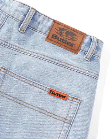 Baggy Denim Jeans, Light Blue