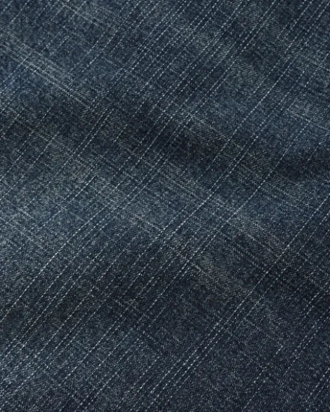 Blotch Denim Shorts, Streaky Navy