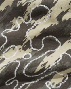 Blotch Zip-Thru Hood, Washed Camo