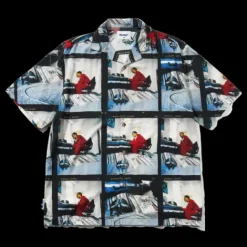 Bomb Shelter Rayon Shirt, Multi