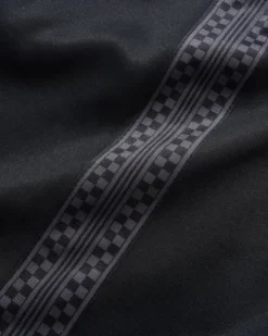 Check Tape Trackpants, Black