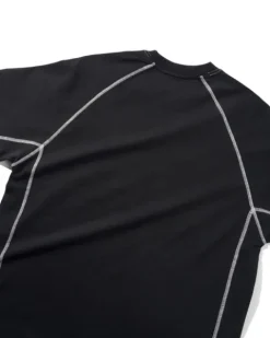 Cliff Contrast Tee, Black