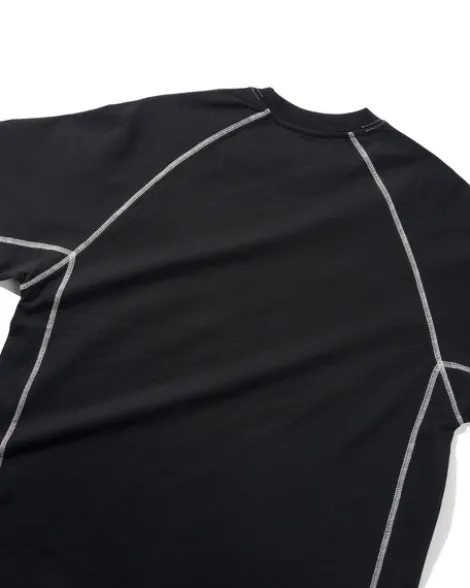 Cliff Contrast Tee, Black