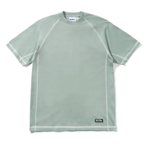 Cliff Contrast Tee, Dull Mint