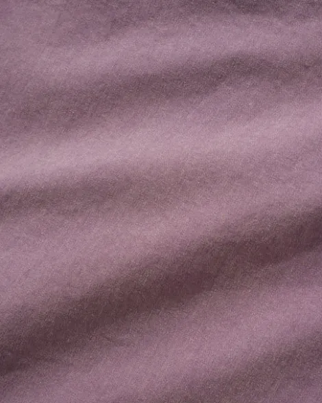 Contrast Stitch S/S Shirt, Eggplant