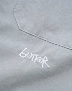 Contrast Stitch S/S Shirt, Blue Grey