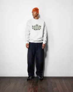 Cut Out Applique Crewneck, Black