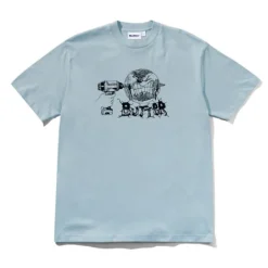 Drill Tee, Grey Blue
