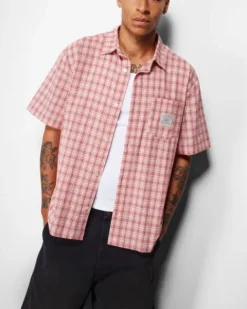 Equipment S/S Shirt, Rhubarb