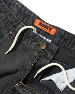 Garage Denim Jeans, Faded Black