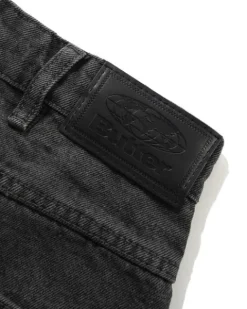 Garage Denim Shorts, Faded Black