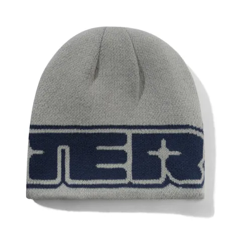 Glint Reversible Skully Beanie, Navy / Grey