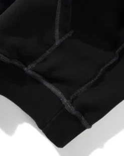 Inside Out Pullover Hood, Washed Black