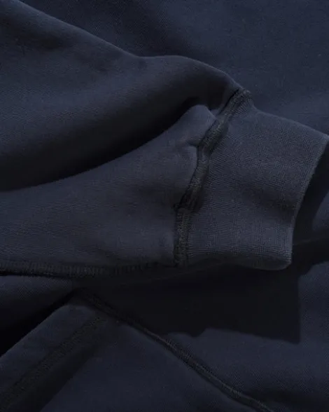 Inside Out Pullover Hood, Washed Navy