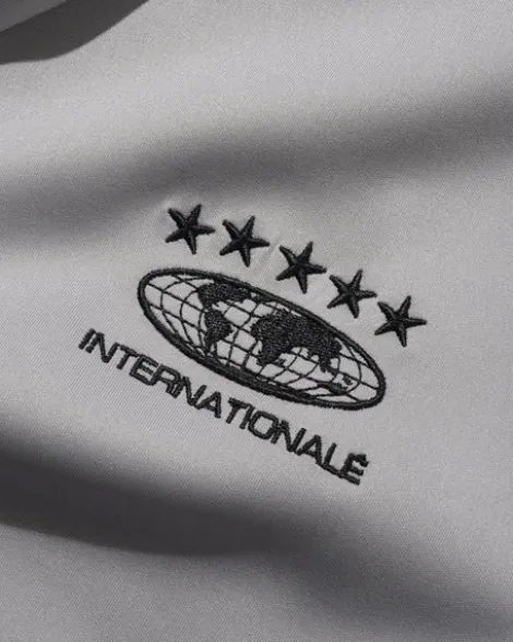 Internationale Track Jacket, Grey