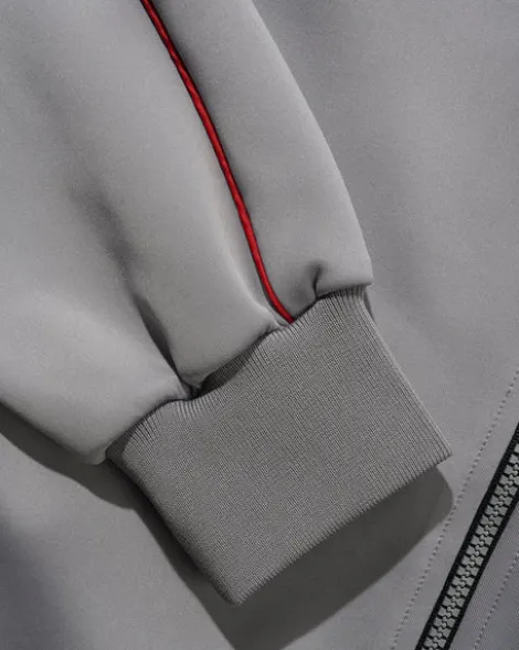 Internationale Track Jacket, Grey