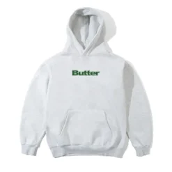 Logo Pullover Hood, Ash