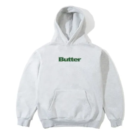 Logo Pullover Hood, Ash