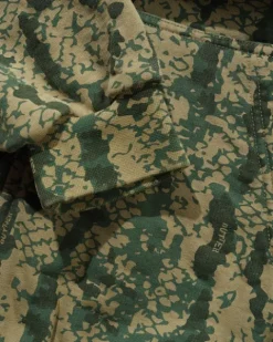 Lowland Camo Zip-Thru Hood, Washed Green
