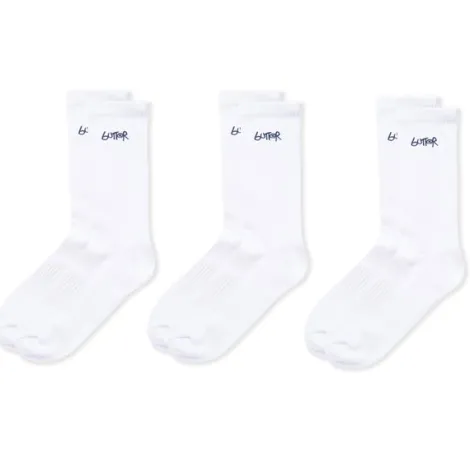 3-Pack Basic Socks, White