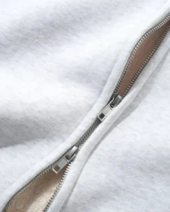 Pile Lined Zip-Thru Hood, Ash