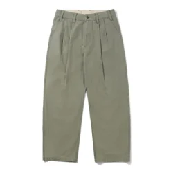 Pleated Trousers, Washed Fatigue