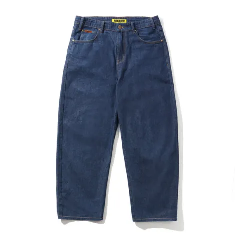Relaxed Denim Jeans, Dark Indigo