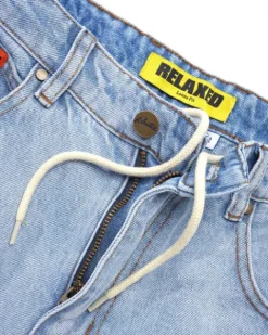 Relaxed Denim Jeans, Light Blue