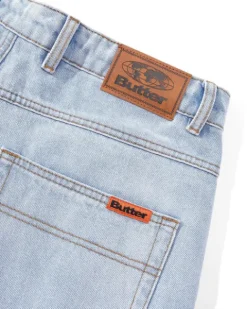 Relaxed Denim Jeans, Light Blue