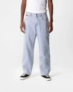 Relaxed Denim Jeans, Light Blue