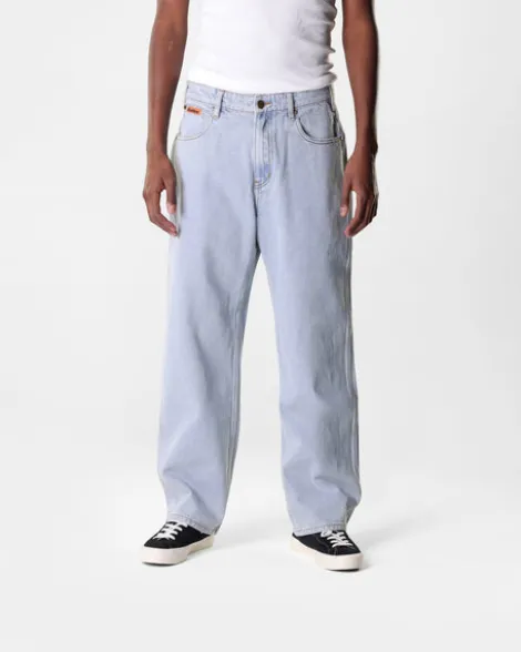 Relaxed Denim Jeans, Light Blue