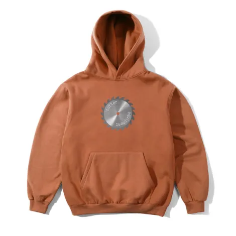 Saw Blade Pullover Hood, Rust