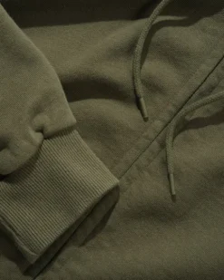 Scrawling Zip-Thru Hood, Washed Dull Army