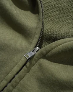 Scrawling Zip-Thru Hood, Washed Dull Army