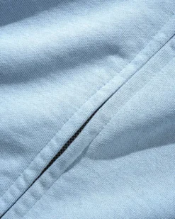 Scrawling Zip-Thru Hood, Washed Ocean