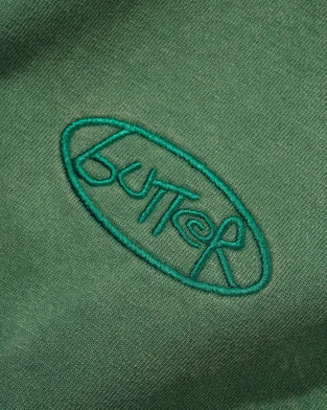 Scrubbed Crewneck, Fern