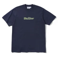 Smashed Logo Tee, Navy