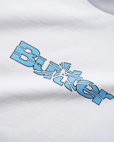 Smashed Logo Tee, White