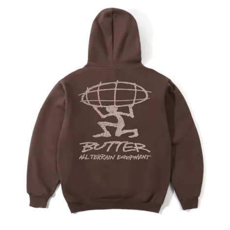 Terrain Pullover Hood, Brown