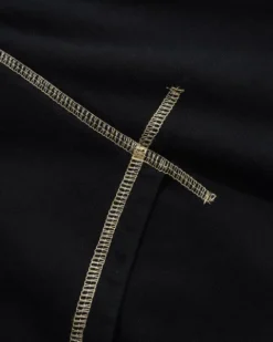 Trail Stitch Zip-Thru Hood, Washed Black