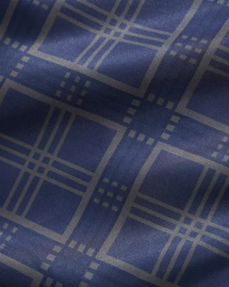 Tricot Jacket, Navy Plaid