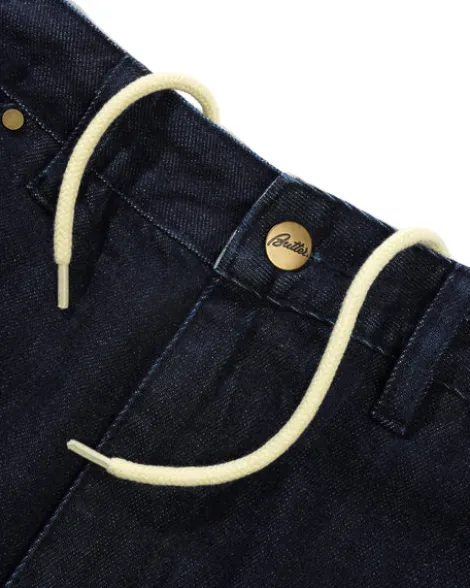 Trim Denim Jeans, Rinsed Indigo