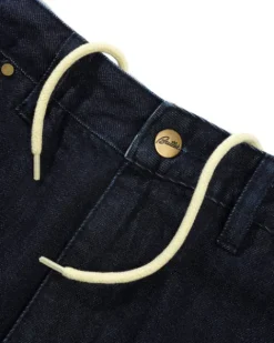 Trim Denim Shorts, Rinsed Indigo