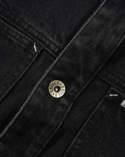 Trucker Denim Jacket, Washed Black