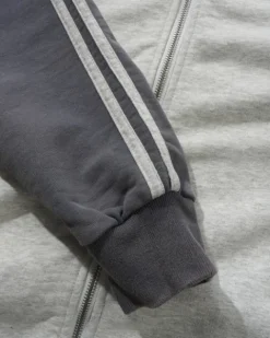 Tunnel Fleece Track Jacket, Ash / Navy