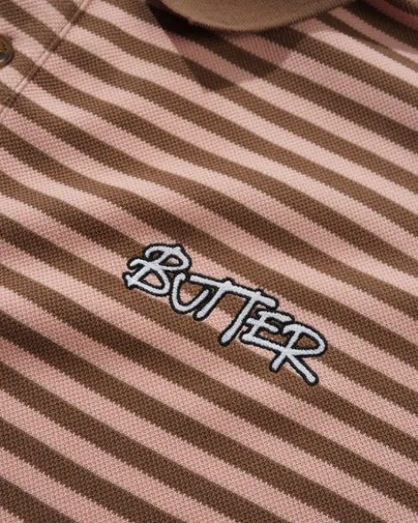 Tunnel S/S Polo Shirt, Brown / Salmon