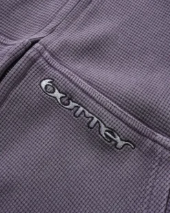 Waffle Zip-Thru Hood, Urchin Overdye