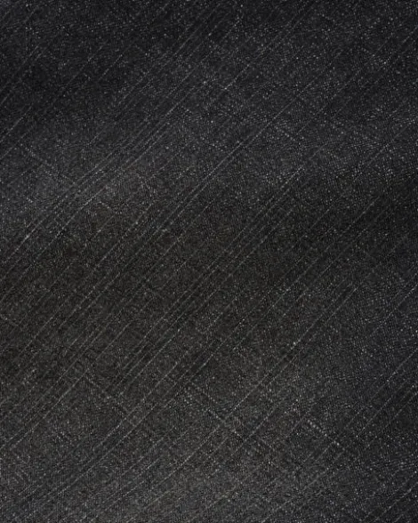 Wide Cut Denim Jeans, Streaky Black Wash