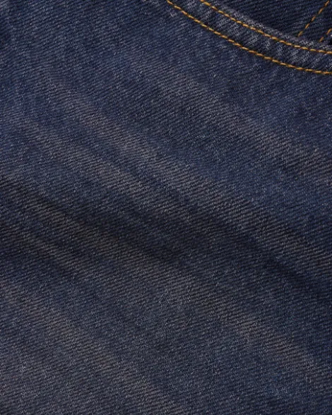 Wide Cut Denim Jeans, Tinted Dark Indigo